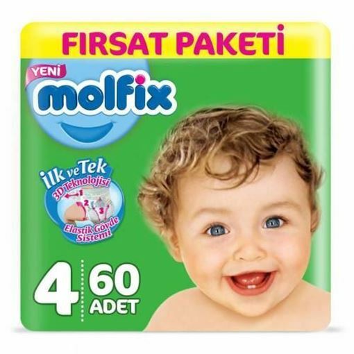 Molfix Bebek Bezi 4 Beden Maxi Fırsat Paketi 7-14 kg 60 adet Resmi