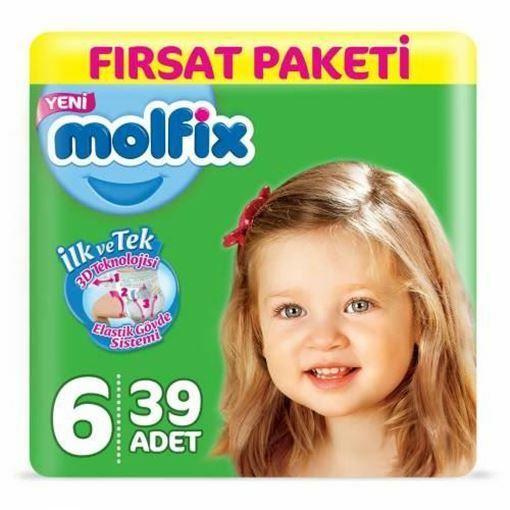 Molfix Bebek Bezi 6 Beden Ekstra Large Fırsat Paketi 39 Adet Resmi