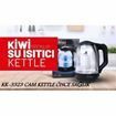 Kiwi KK-3323 1800 ML Cam Işıklı Su Isıtıcı Kettle Resmi